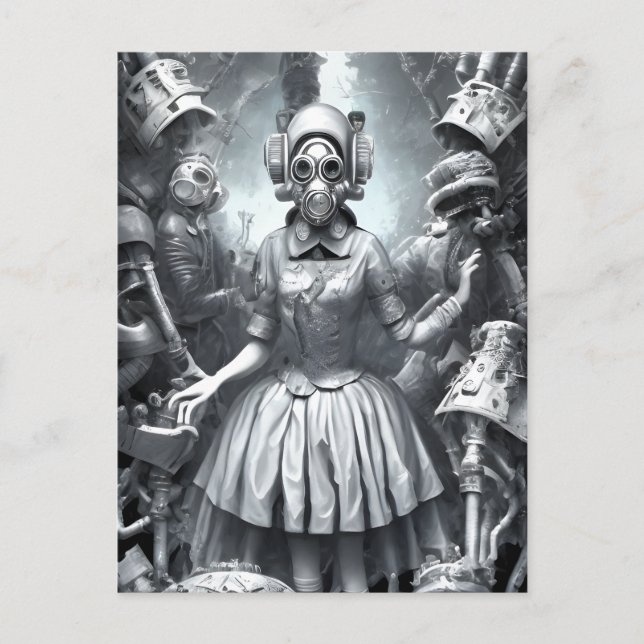 Albtraum in Wonderland Postkarte (Vorderseite)