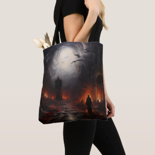 Albtraum Landschaft Tasche
