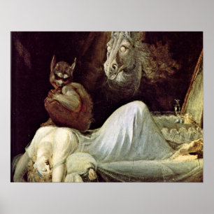 Albtraum von Henry Fuseli Poster
