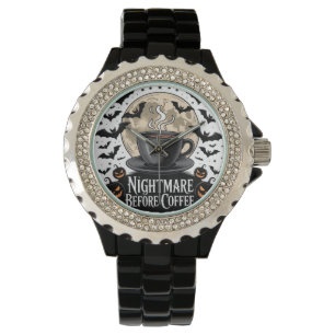 Albtraum vor Kaffeehaus Armbanduhr