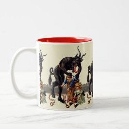 Albtraum Weihnachten krampf Zweifarbige Tasse