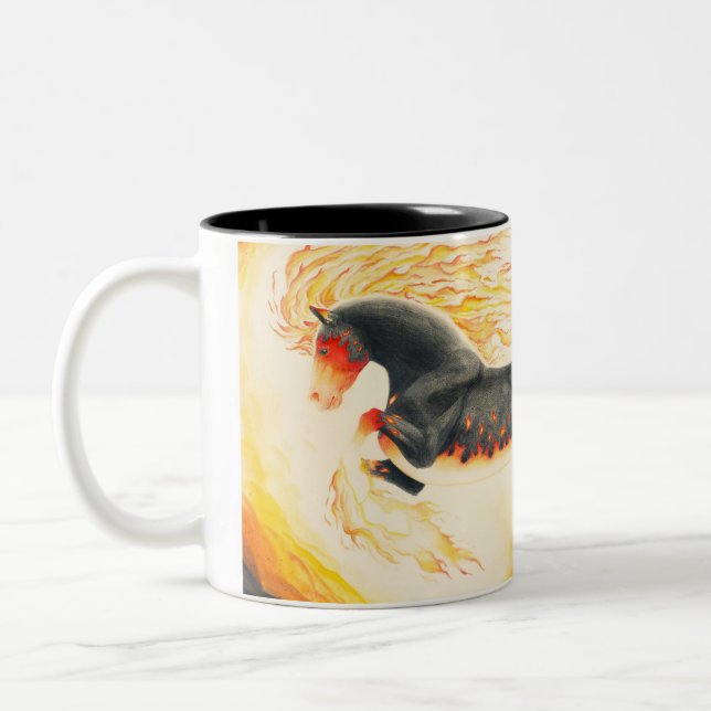 Albtraumneukonstruktion Zweifarbige Tasse (Links)