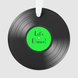 Album aufnehmen Let's Dance Novelty Ornament