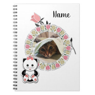 Album, cahier d'enfant, rose