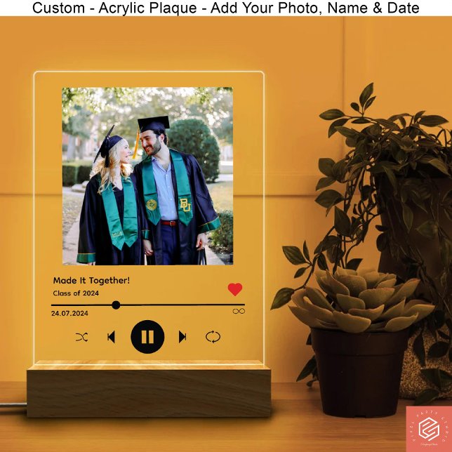 Album Chanson Graduation pour Girlfriend Petit ami (Personalized Album Song Graduation Gift for Girlfriend Boyfriend)