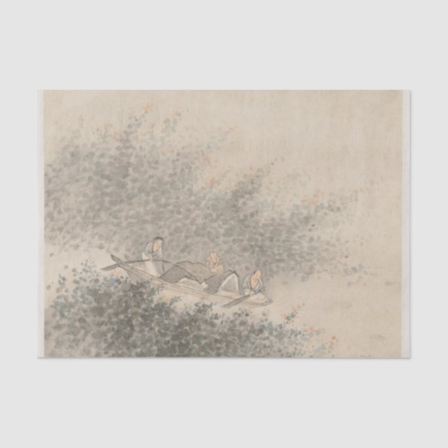 Album Landscapes Leaf 6 von Wang Gai Seidenpapier (Vorderseite)