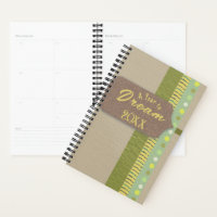 Album numérique rustique Dream Green Tan Brown