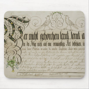 Albumblatt, 1789 mousepad