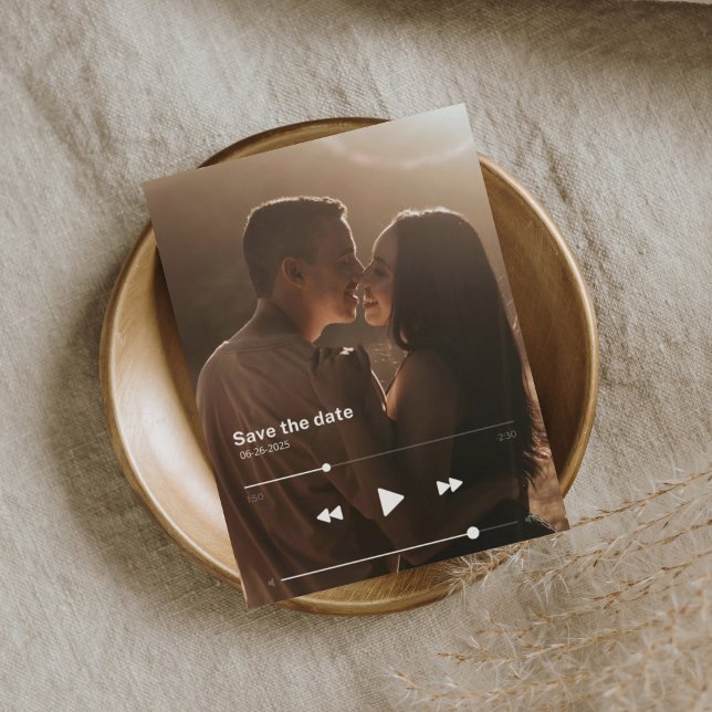 Albumdecke Save the Date Ankündigungspostkarte (Von Creator hochgeladen)