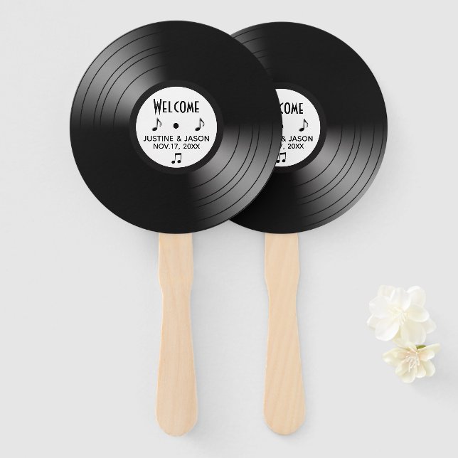 Albummusikthema aufnehmen fächer (Vorne und Hinten)