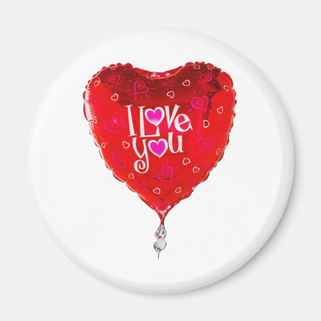 Albuquerballon in Liebe Sie Magnet (Vorne)