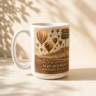 Albuquerque Balloon Festival Kaffee Geschenk Stil Kaffeetasse