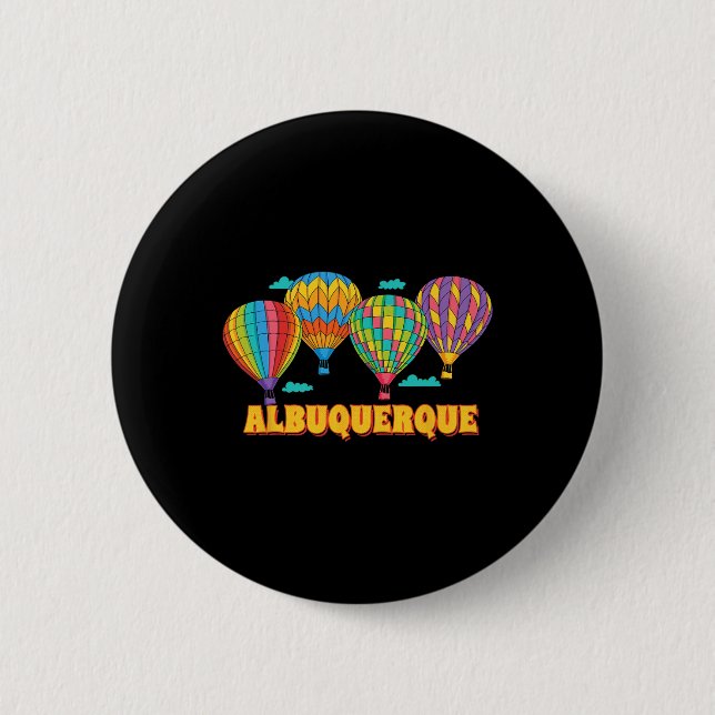 Albuquerque Balloon Festival New Mexico Fiesta  Button (Vorderseite)