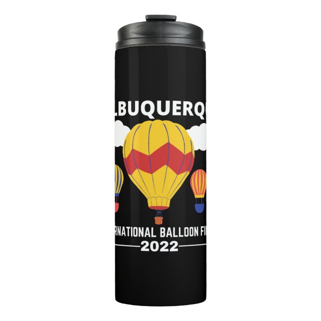 Albuquerque Balloon Fiesta 2022 Thermosbecher (Vorderseite)
