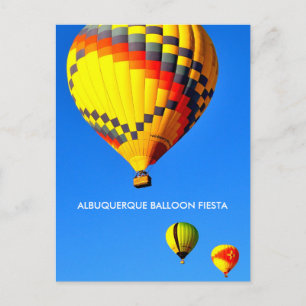 ALBUQUERQUE BALLOON FIESTA POSTCARD POSTKARTE