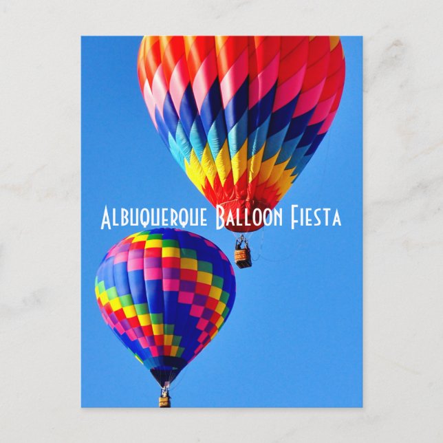 ALBUQUERQUE BALLOON FIESTA POSTCARD POSTKARTE (Vorderseite)