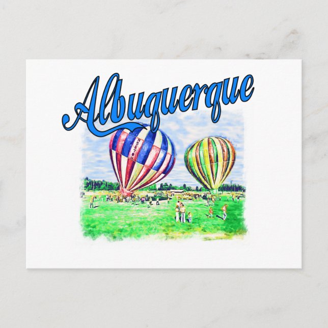 Albuquerque Balloons Postkarte (Vorderseite)