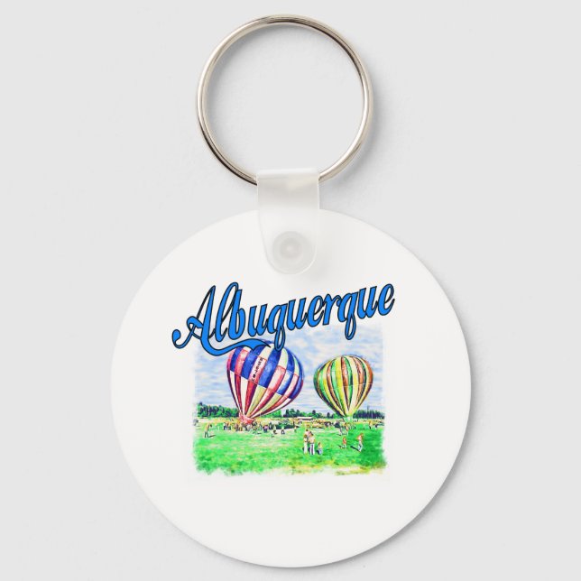 Albuquerque Balloons Schlüsselanhänger (Vorderseite)