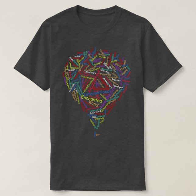Albuquerque Hot Air Ballon Fiesta New Mexico Inte T-Shirt (Design vorne)