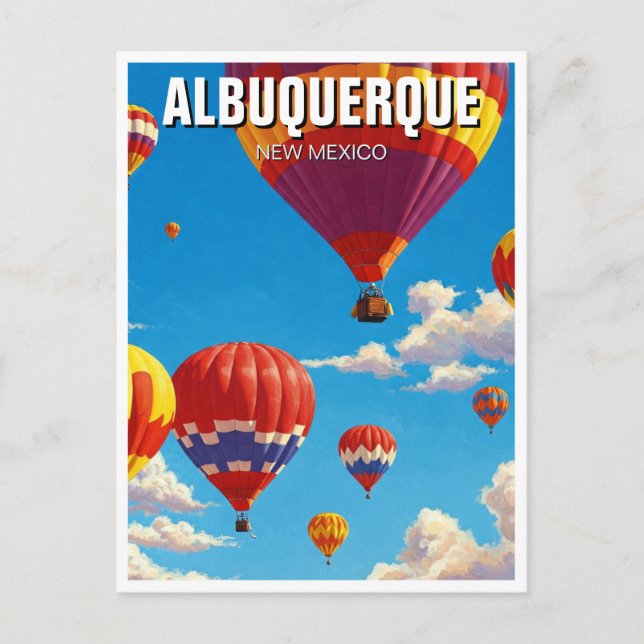Albuquerque International Balloon Fiesta Postkarte (Vorderseite)