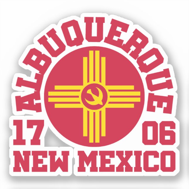 Albuquerque, New Mexico Aufkleber (Vorderseite)