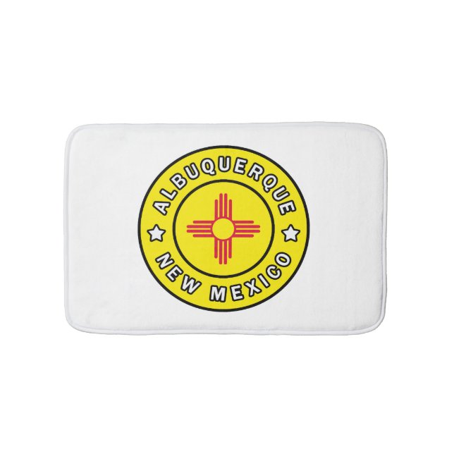 Albuquerque New Mexico Badematte (Vorderseite)