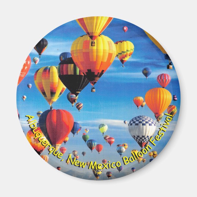 Albuquerque New Mexico Ballon Festival Magnet (Vorne)