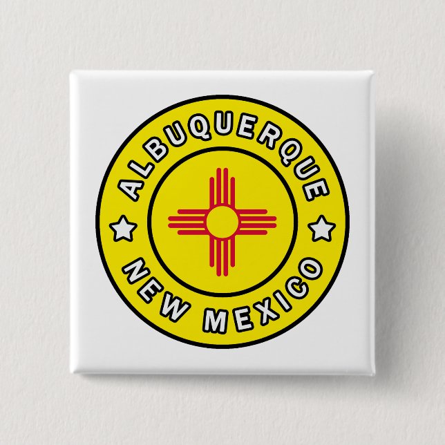 Albuquerque New Mexico Button (Vorderseite)