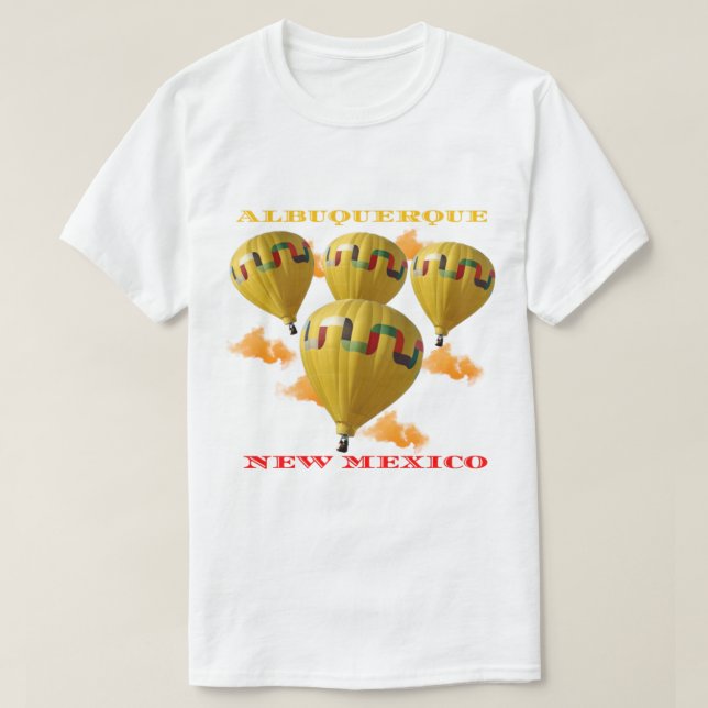 Albuquerque New Mexico Hot Air Ballon Fiesta T-Shirt (Design vorne)