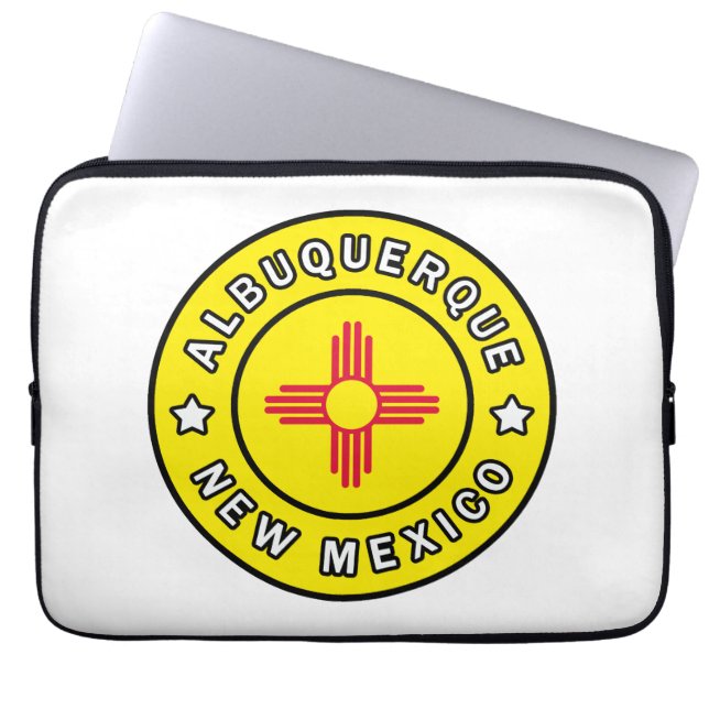 Albuquerque New Mexico Laptopschutzhülle (Vorderseite)