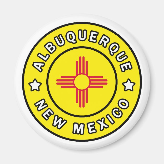Albuquerque New Mexico Magnet (Vorne)
