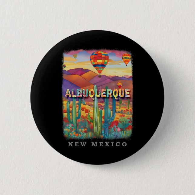 Albuquerque New Mexico Nm Wüstenoase Sd316  Button (Vorderseite)