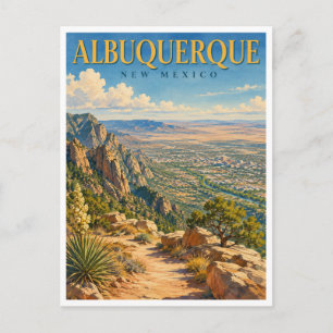 Albuquerque New Mexico Sandia Peak GeoSaga Postkarte