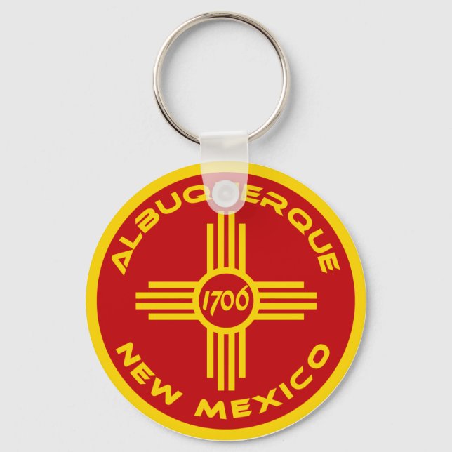 Albuquerque New Mexico Schlüsselanhänger (Vorderseite)