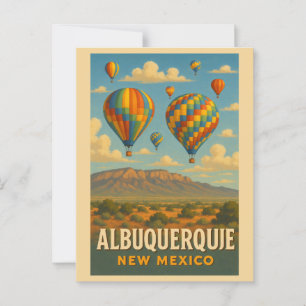 Albuquerque New Mexico Skies Postcard Postkarte
