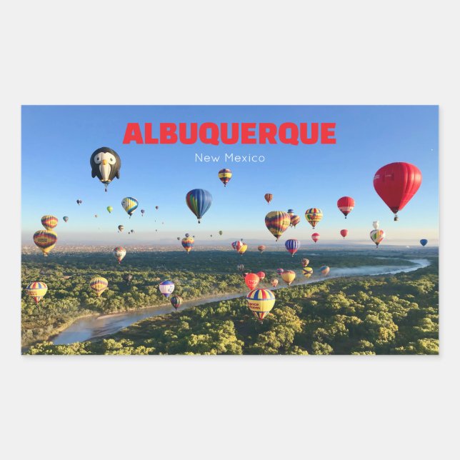 Albuquerque New Mexico Sticker Ballonfestival (Vorderseite)