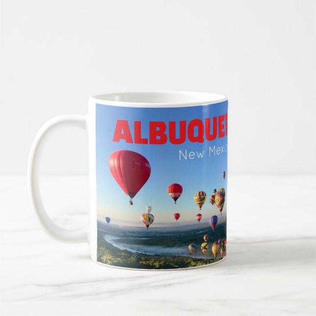 Albuquerque New Mexico Tasse Heißluftballons (Links)