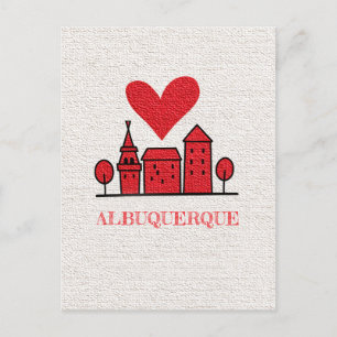 Albuquerque New Mexico Travel Postcard Postkarte