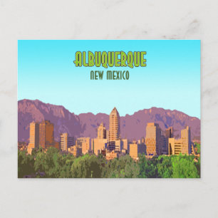 Albuquerque New Mexico Vintage Postkarte