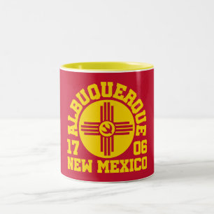 Albuquerque, New Mexico Zweifarbige Tasse