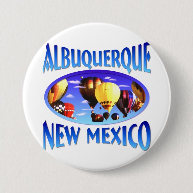 Albuquerque-New Mexiko Button (Vorderseite)