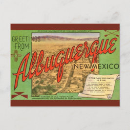 Albuquerque NM Plaza Gruß Postkarte