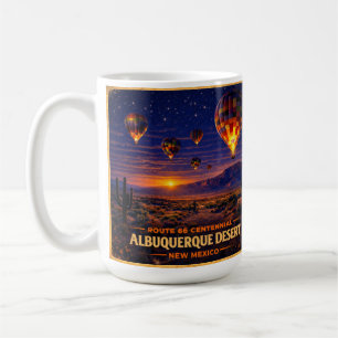Albuquerque Route 66 Wüstenkaffee-Geschenkstil Kaffeetasse