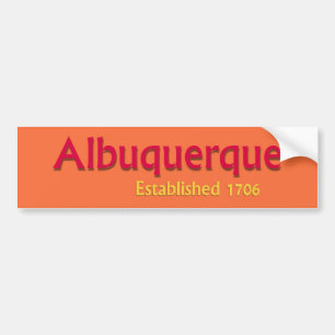 Albuquerque stellte Fahrzeug-Autoaufkleber her Autoaufkleber