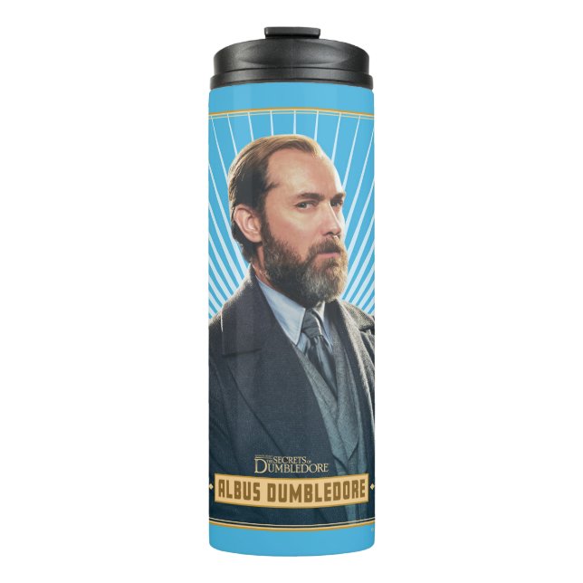 Albus Dumbledore-Zeichen Grafik Thermosbecher (Vorderseite)