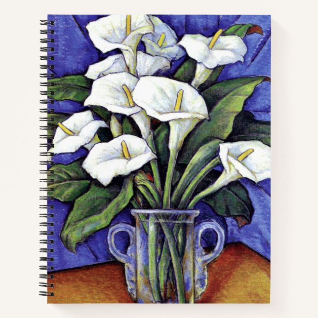 Alcatraces, Blumenbilder, Notizbuch (Vorderseite)