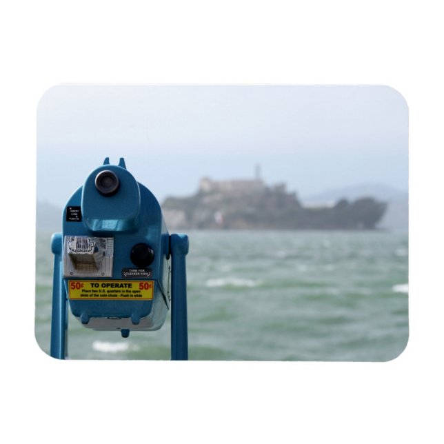 Alcatraz Blick Magnet (Horizontal)