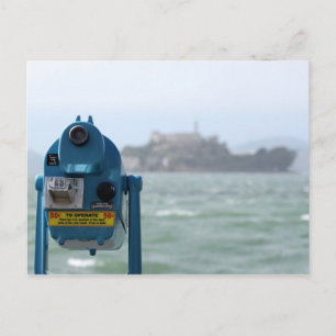 Alcatraz Blick Postkarte