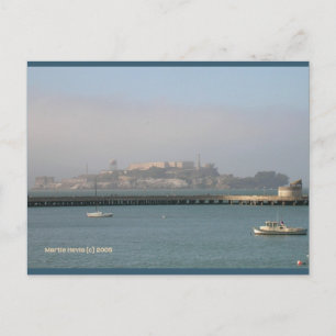 Alcatraz   Blue Beach Song™ Postkarte