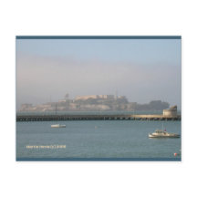 Alcatraz | Carte postale Blue Beach Song™